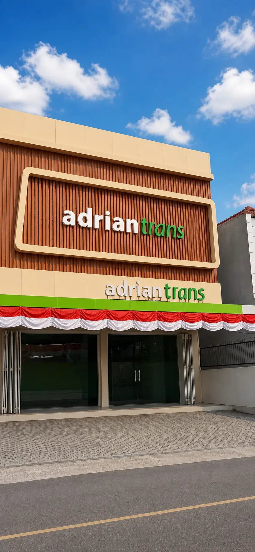 Tampak depan kantor PT Adrian Trans Indonesia