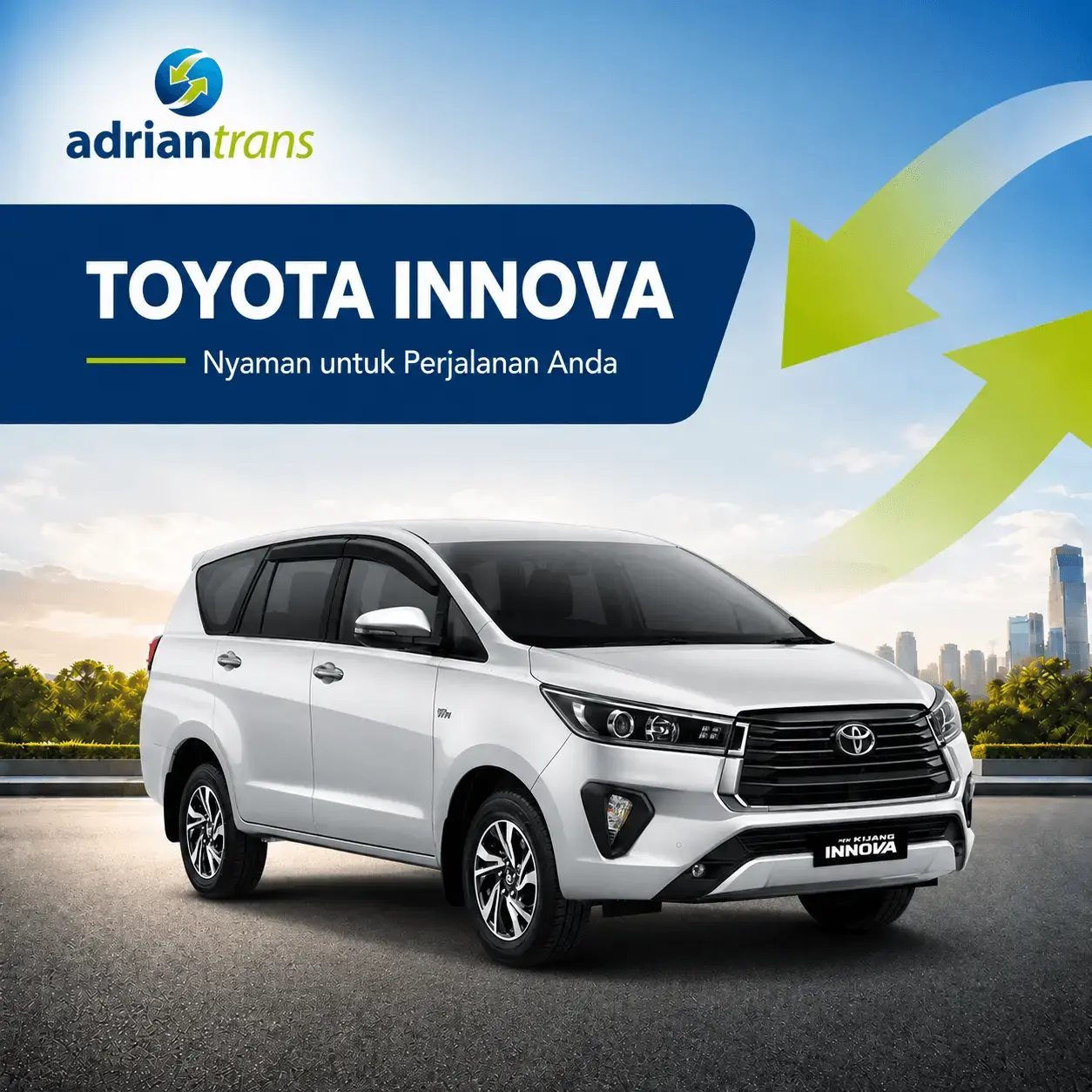 Toyota Innova untuk layanan rental Adrian Trans